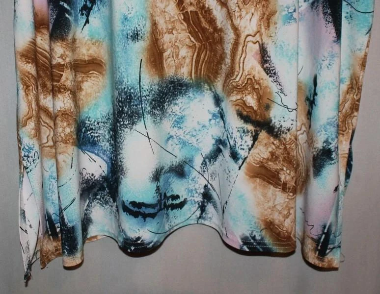 #Bruine en blauwe top T4 (komt overeen met T54) – photo 3
